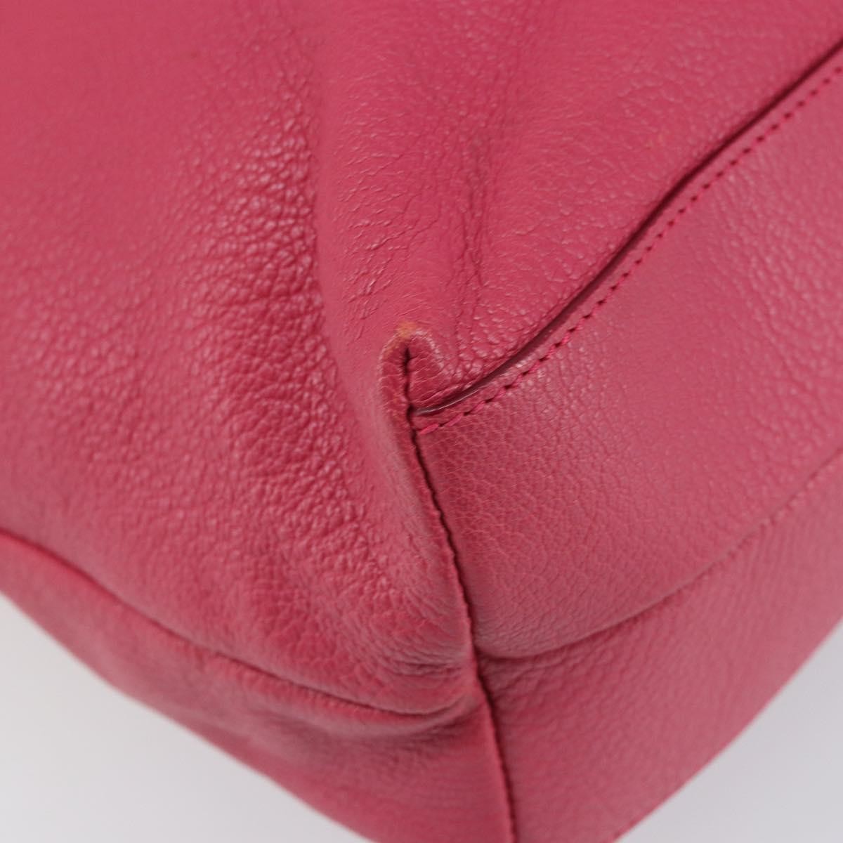 Salvatore Ferragamo Gancini Tote Leather, Pink, Leather, Tote Bag