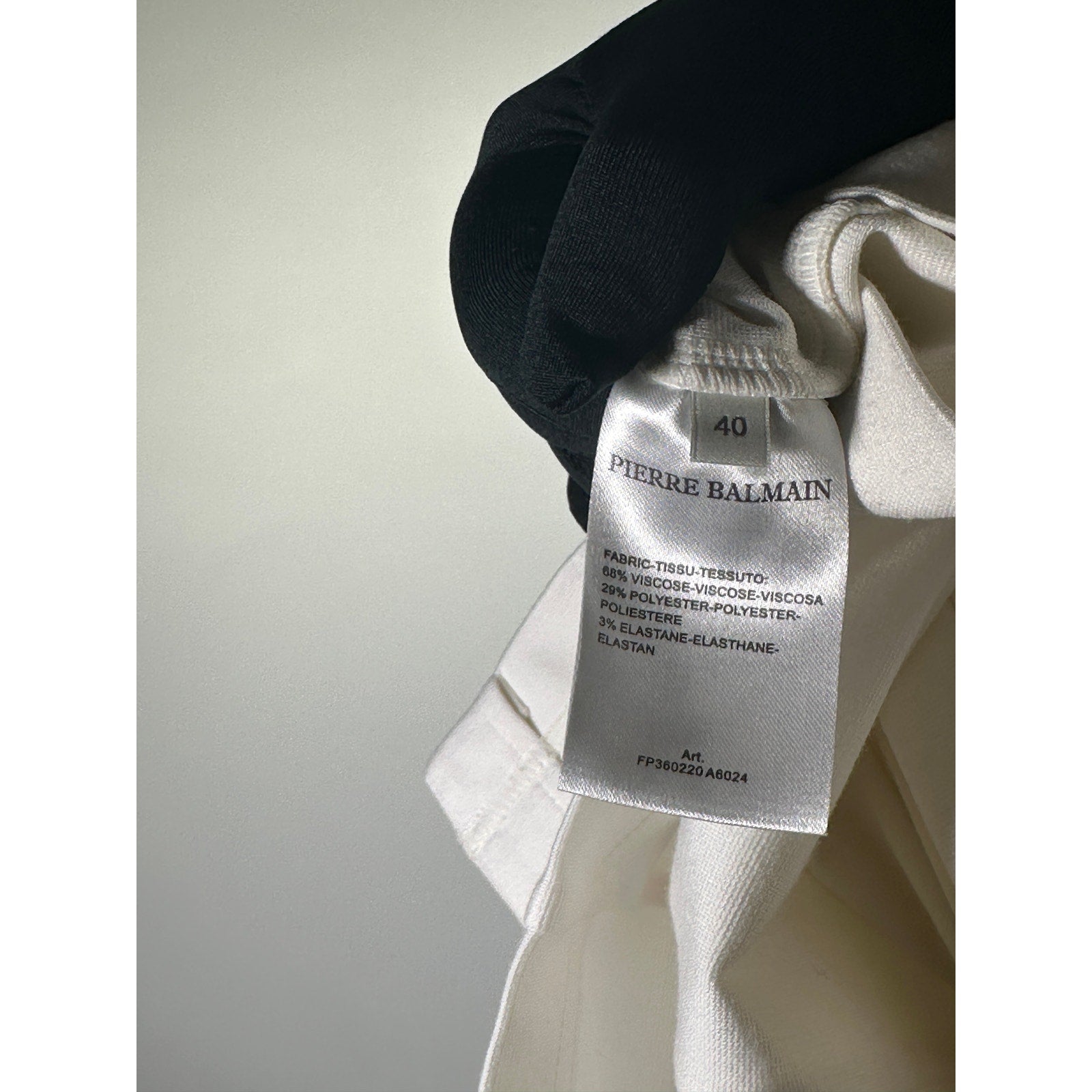 Pierre Balmain Off The Shoulder Mini Dress