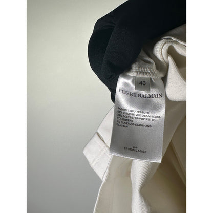 Pierre Balmain Off The Shoulder Mini Dress