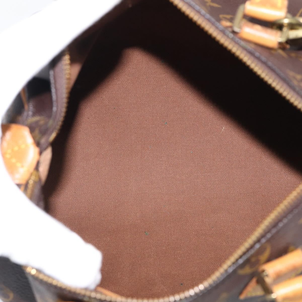 Louis Vuitton Speedy Monogram Canvas, Brown, Canvas, Handbag