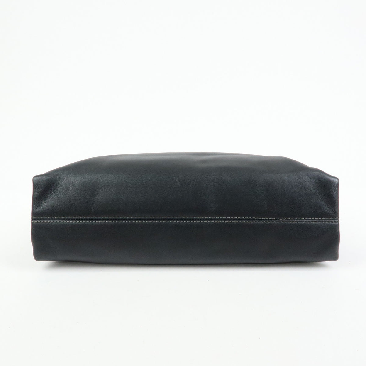 Bvlgari Tote Leather, Black, Leather, Tote Bag