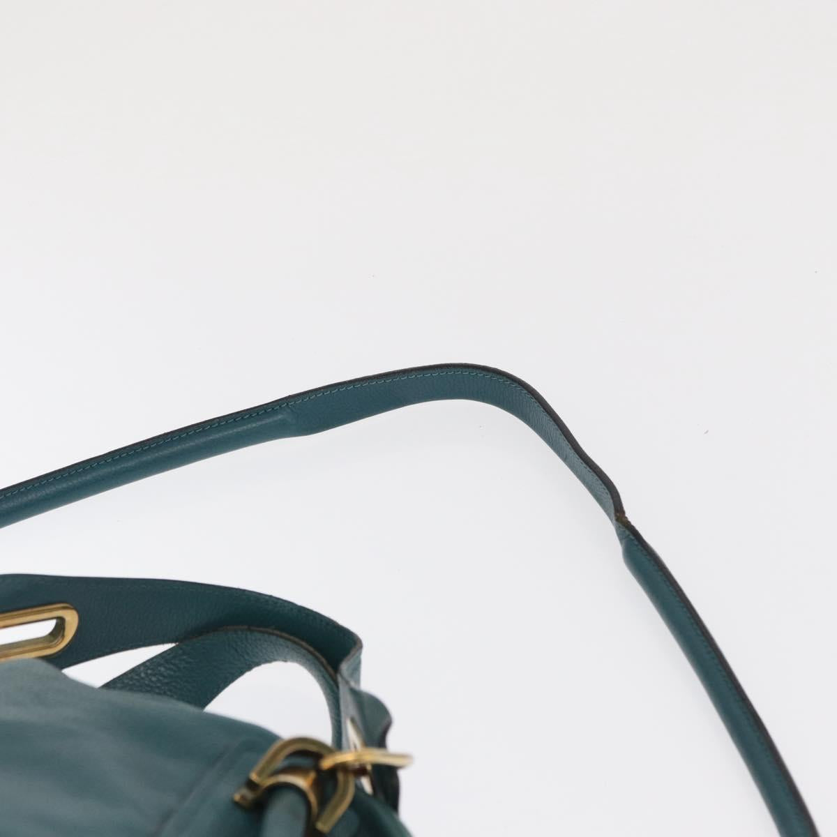 Chloe Paraty Top Handle Bag Leather, GREEN, LEATHER, Shoulder bag