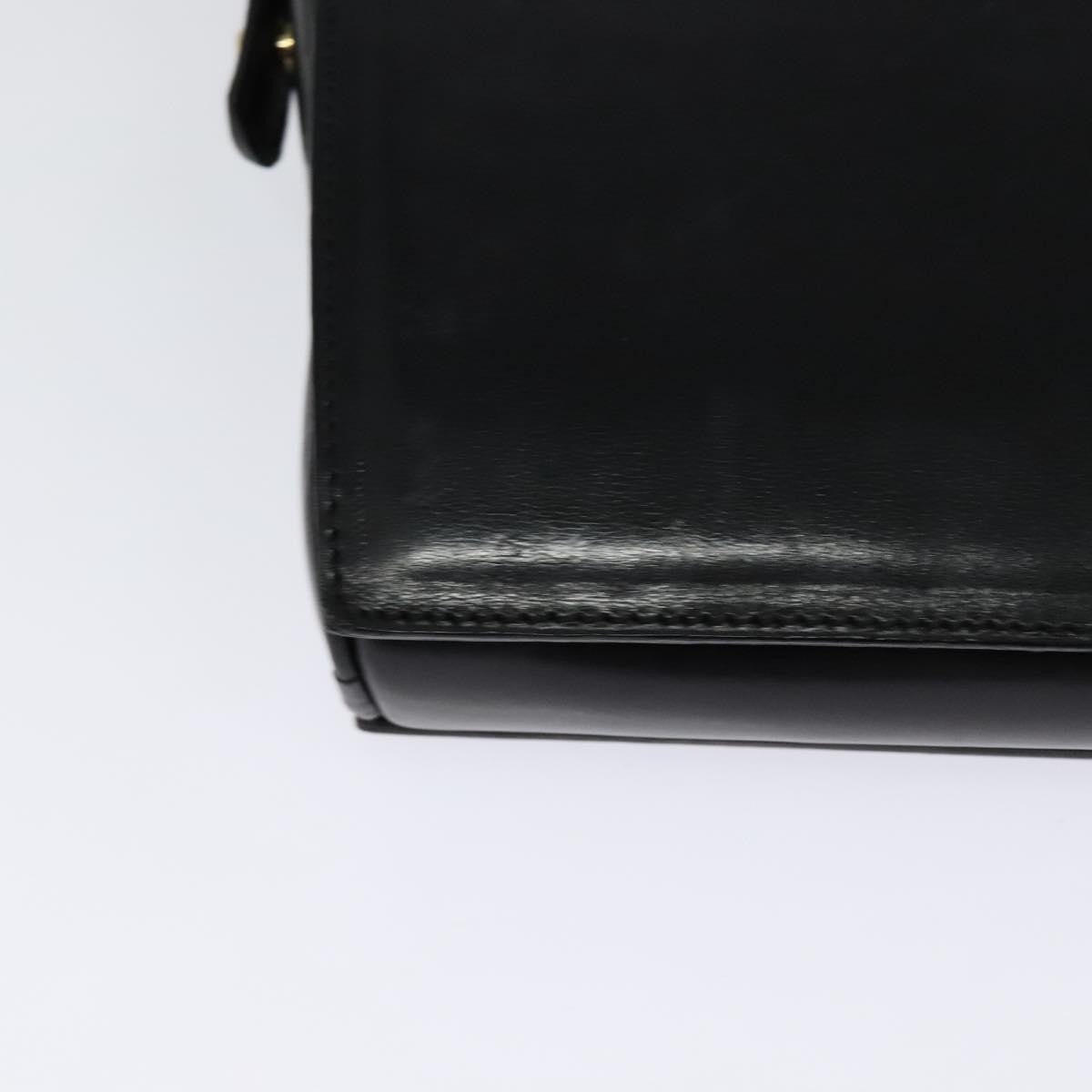 Celine Vintage Leather, Black, Leather, Shoulder Bag