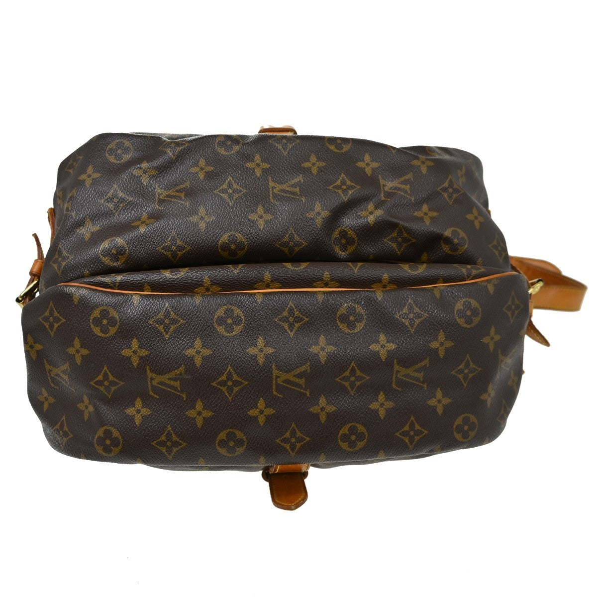 Louis Vuitton Saumur Monogram Canvas, Brown, Canvas, Shoulder Bag