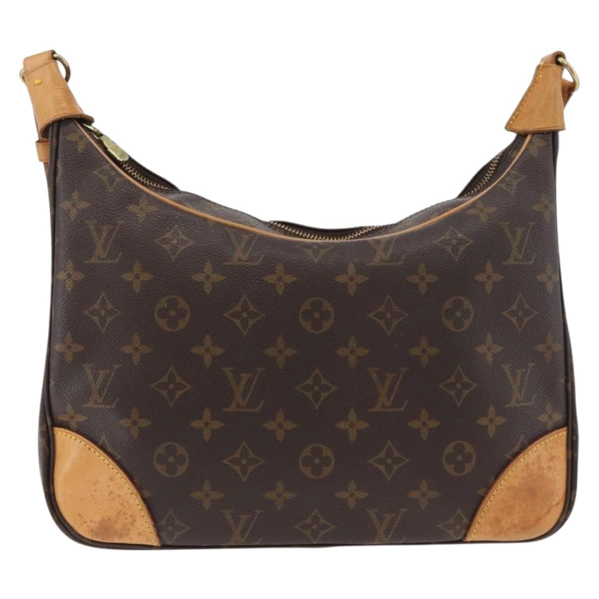 Louis Vuitton Boulogne Monogram Canvas, Brown, Canvas, Handbag
