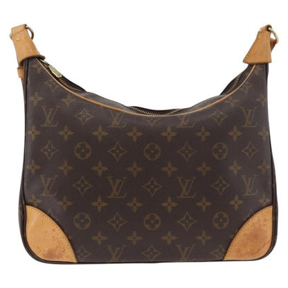 Louis Vuitton Boulogne Monogram Canvas, Brown, Canvas, Handbag