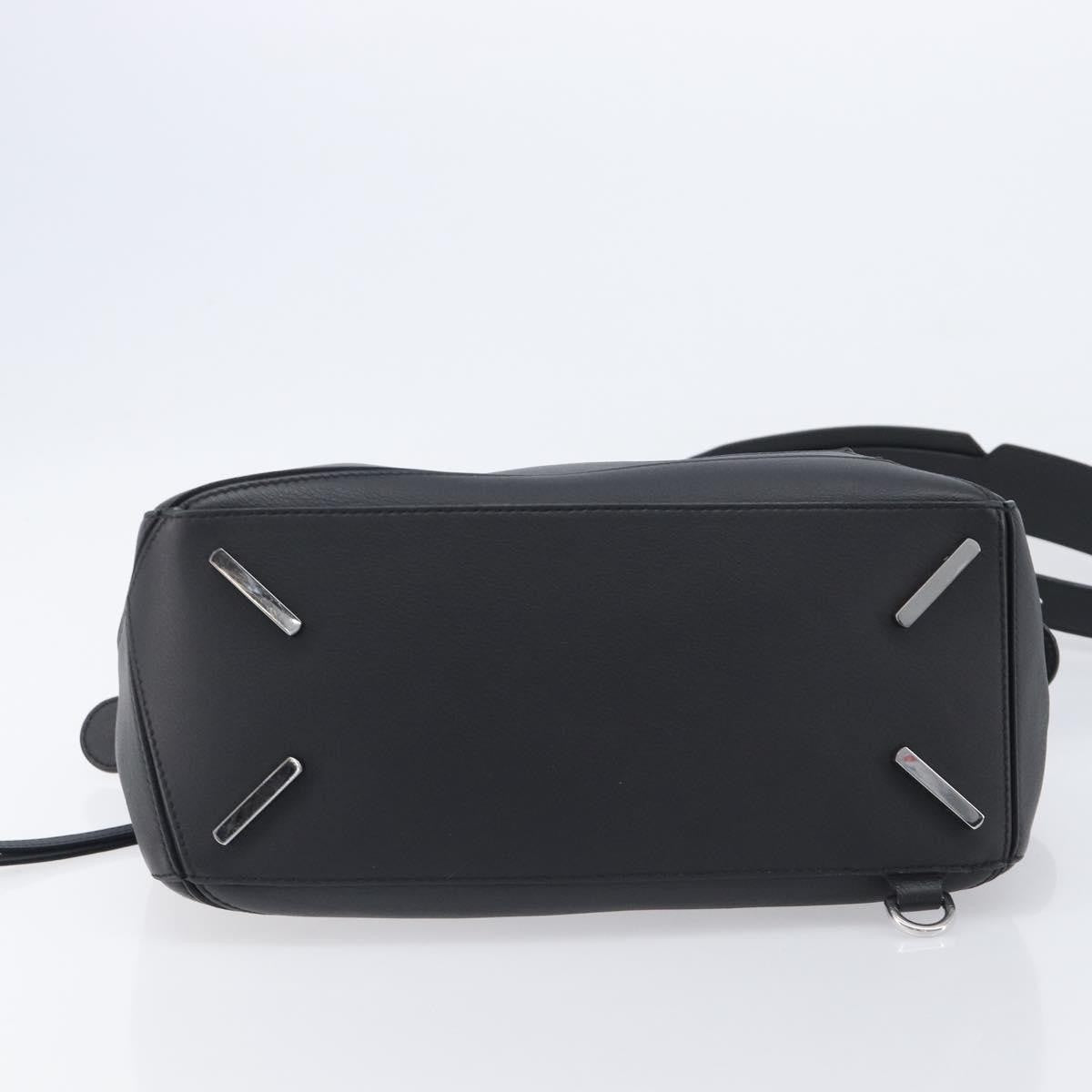 Loewe Puzzle Leather, Black, Leather, Handbag