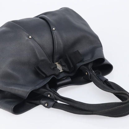 Salvatore Ferragamo Vala tote Leather, Black, Leather, Tote Bag