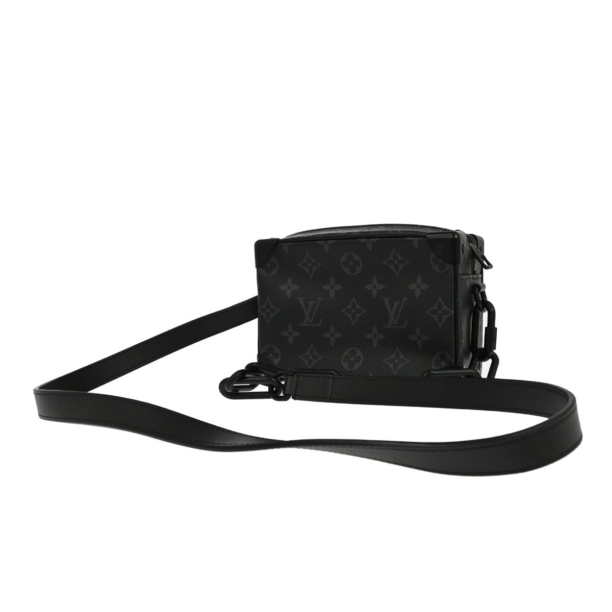 Louis Vuitton Soft Trunk Monogram Eclipse Canvas, Black, Canvas, Shoulder Bag