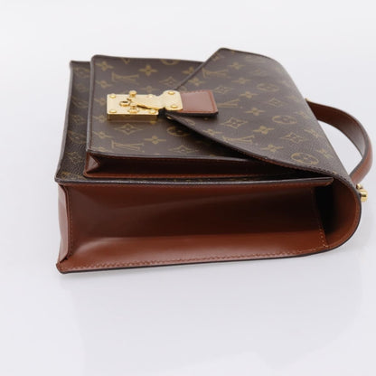 Louis Vuitton Monceau Monogram Canvas, Brown, Canvas, Handbag