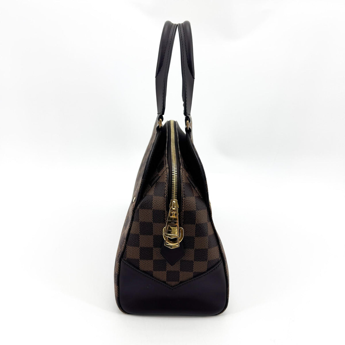 Louis Vuitton Kensington Bowling Damier, Brown, Canvas, Handbag