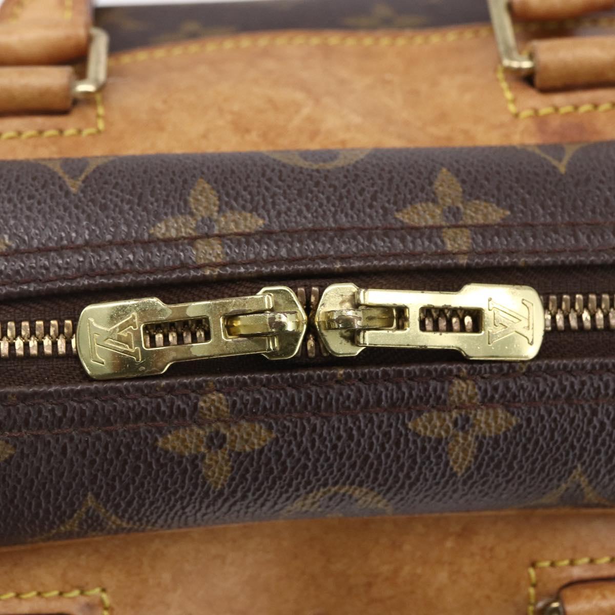 Louis Vuitton Deauville Handbag Monogram Canvas, BROWN, CANVAS, Handbag