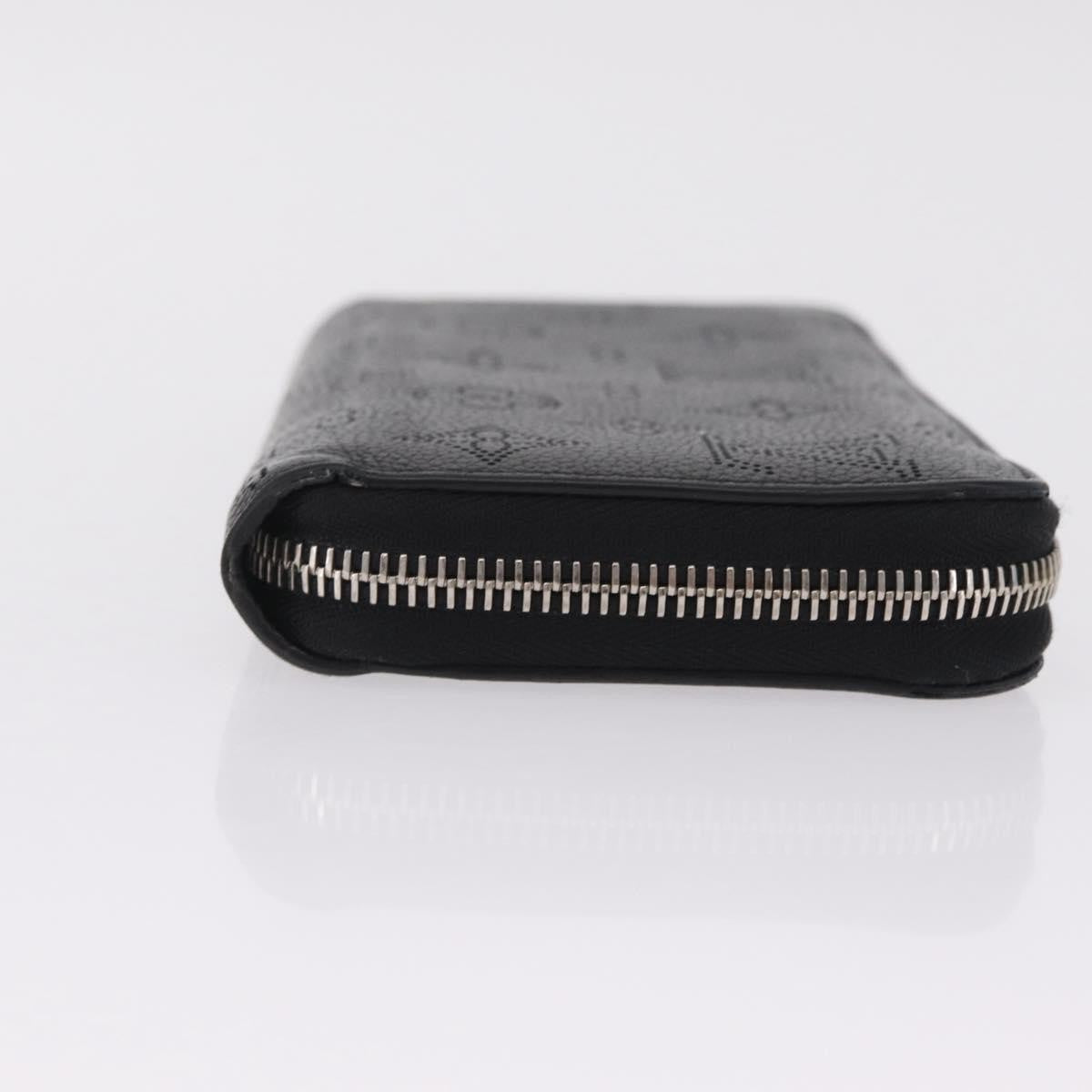 Louis Vuitton Zippy Mahina Leather, Black, Leather, Wallet
