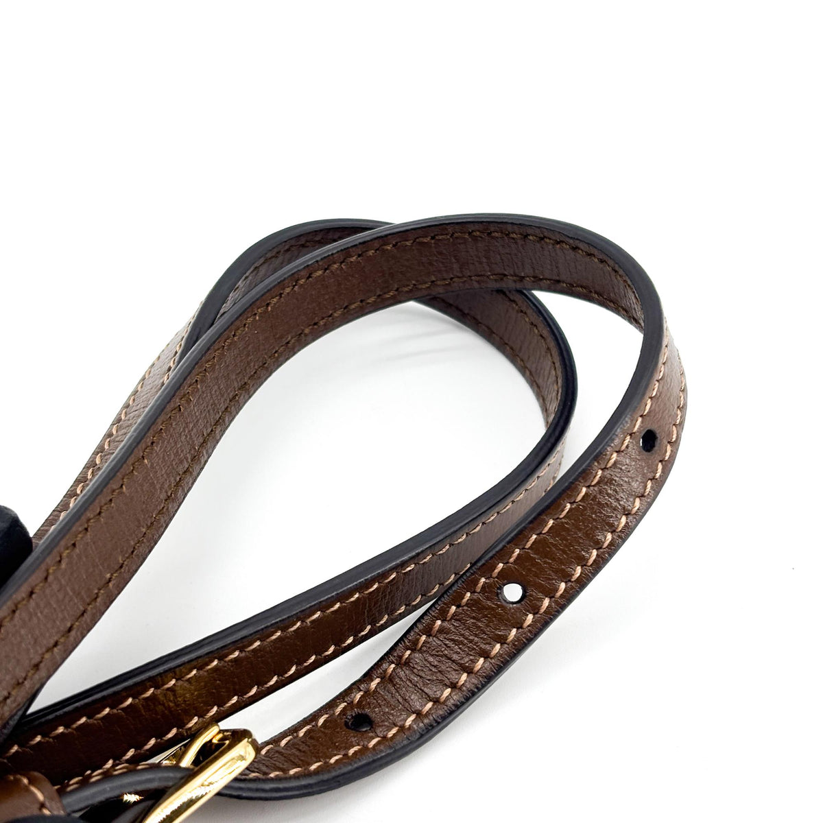 Gucci Horsebit 1955 Flap GG Coated Canvas, Brown, Canvas, Crossbody Bag