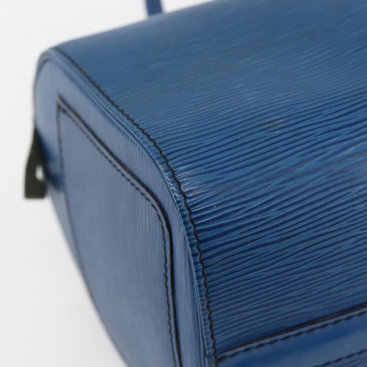 Louis Vuitton Speedy Handbag Epi Leather, BLUE, LEATHER, Handbag