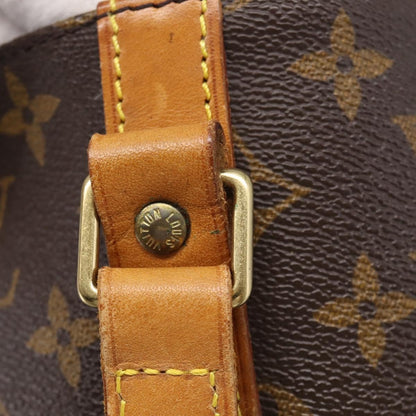 Louis Vuitton Shopping Sac Monogram Canvas, Brown, Canvas, Handbag