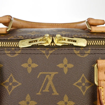 Louis Vuitton Keepall Monogram Canvas, Brown, Canvas, Travel Bag