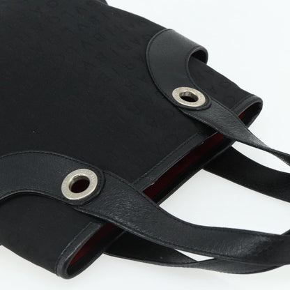 Bvlgari Logomania Canvas, Black, Canvas, Shoulder Bag