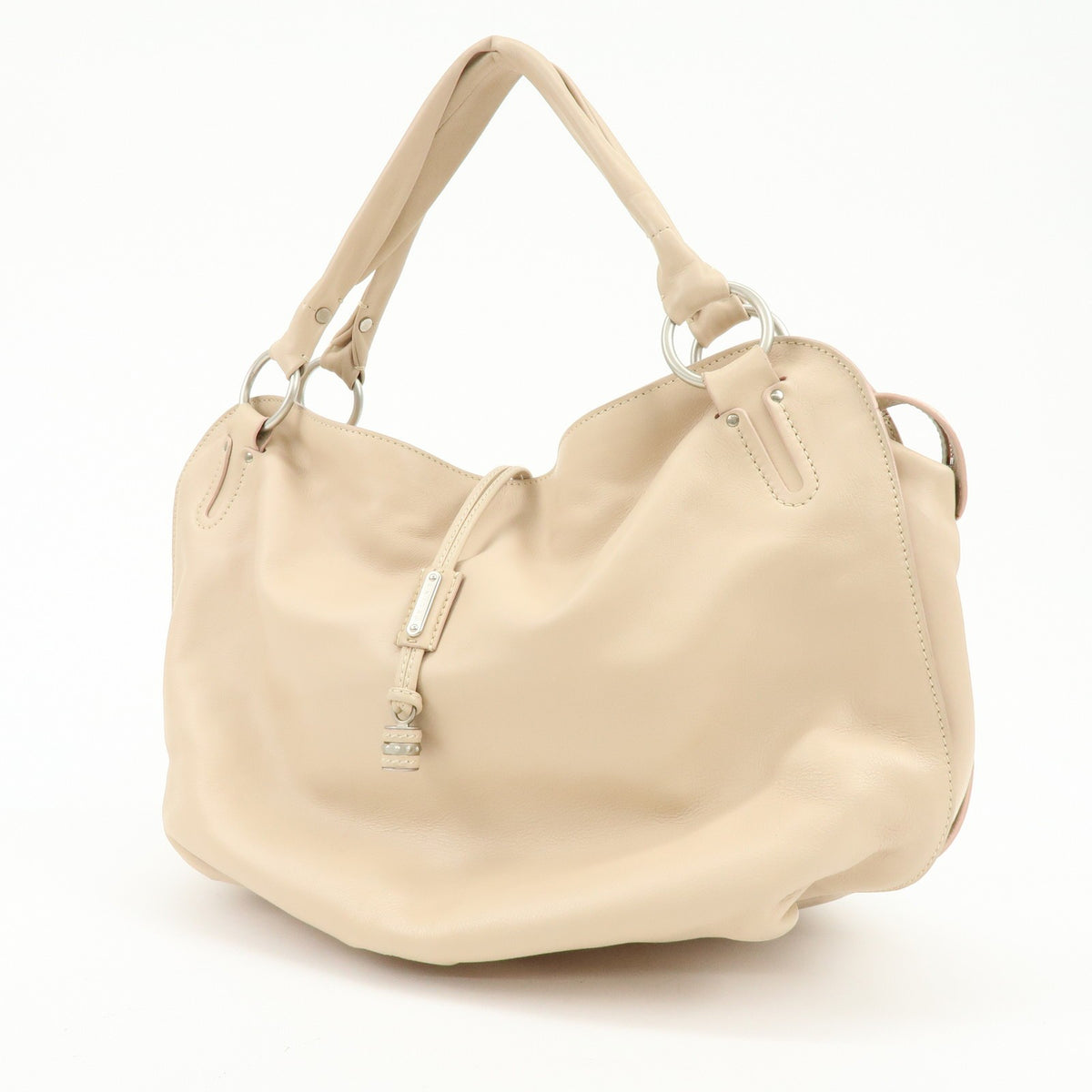 Celine Bittersweet Leather, Beige, Leather, Handbag