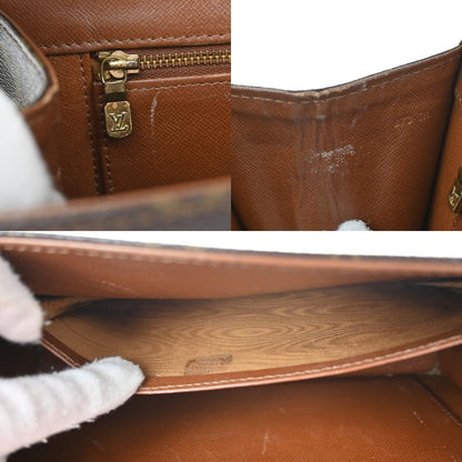 Louis Vuitton Dame Pochette Monogram Canvas, Brown, Leather, Clutch