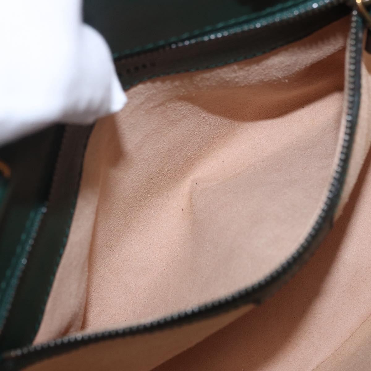 Gucci Diana Bamboo Handle Round Tote Leather, Green, Leather, Tote Bag