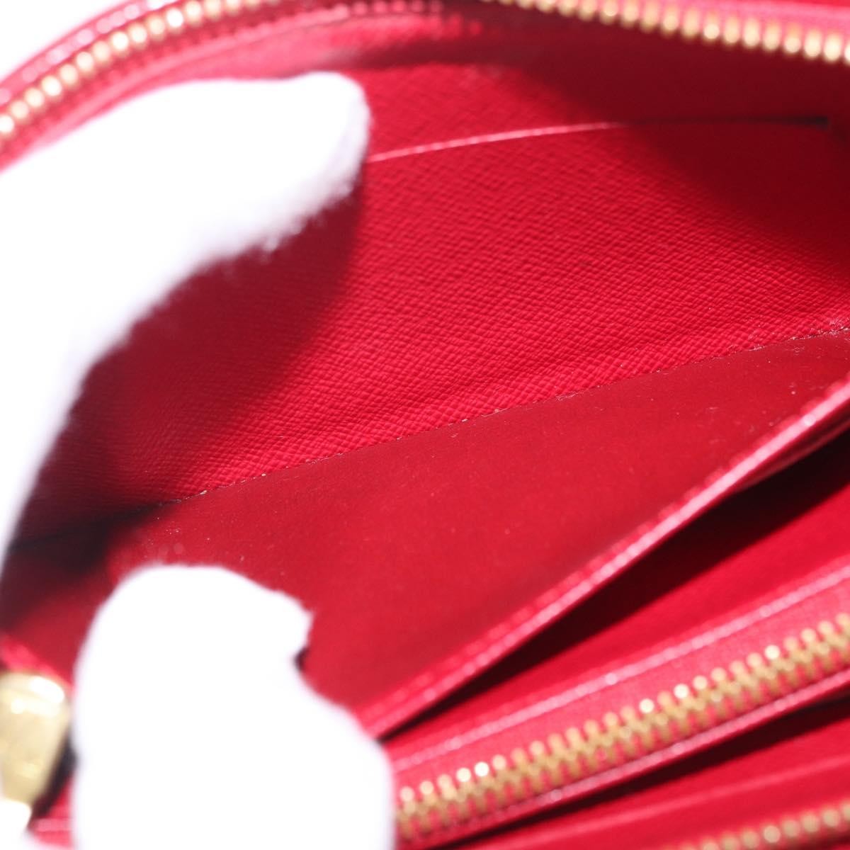Louis Vuitton Porte-Monnaie Zippy Limited Edition Monogram Cerises, Red, Canvas, Wallet
