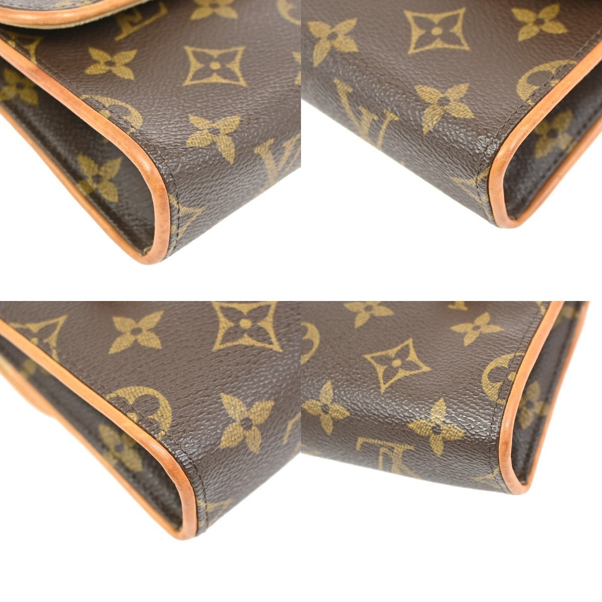 Louis Vuitton Florentine Waist Monogram Canvas, Brown, Canvas, Clutch