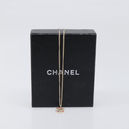 Chanel Rainbow CC Pendant Metal and Crystals, Multicolour, Metal, Necklace