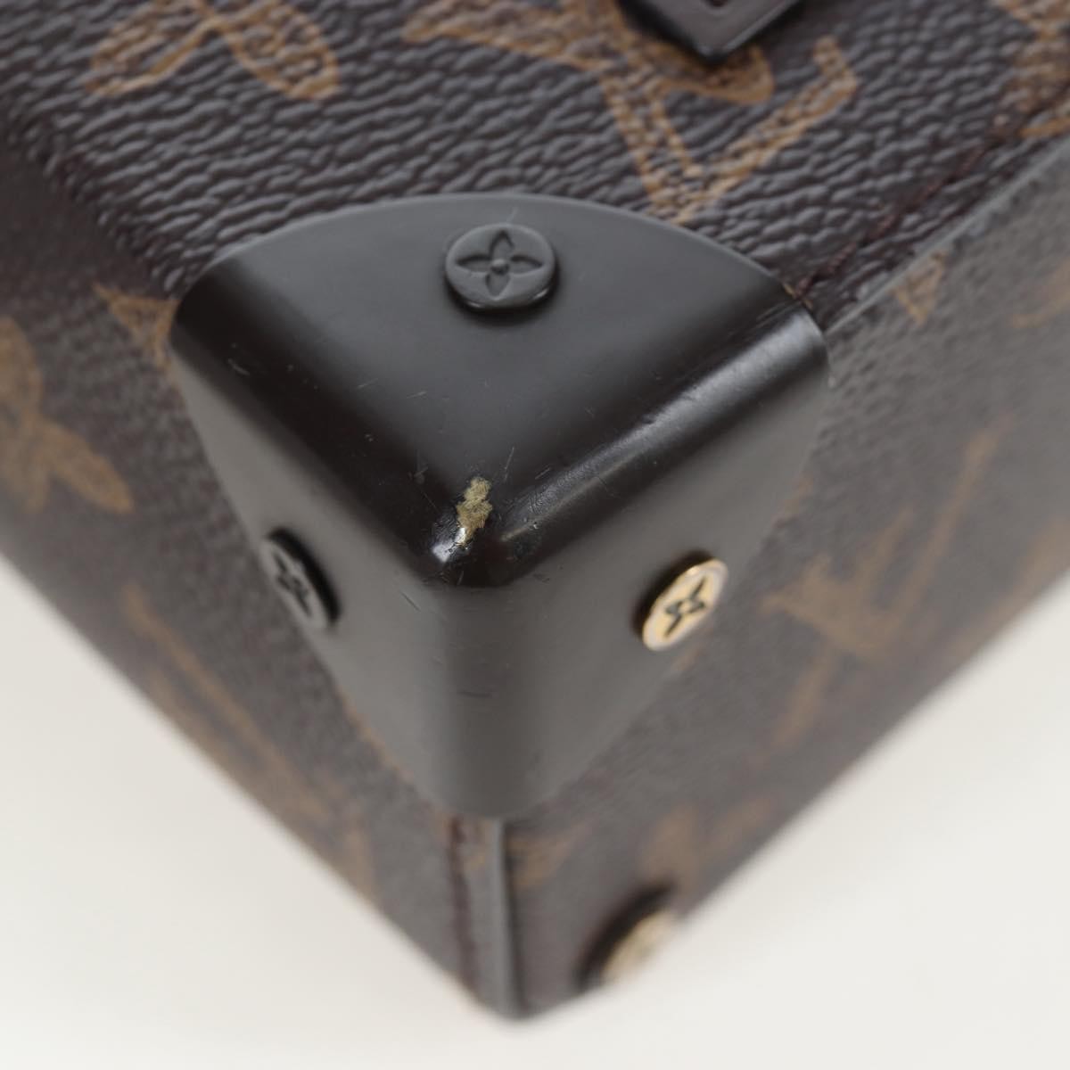 Louis Vuitton Vertical Box Trunk No.7 Trunk L'Oeil Vintage Monogram Canvas, Brown, Canvas, Handbag