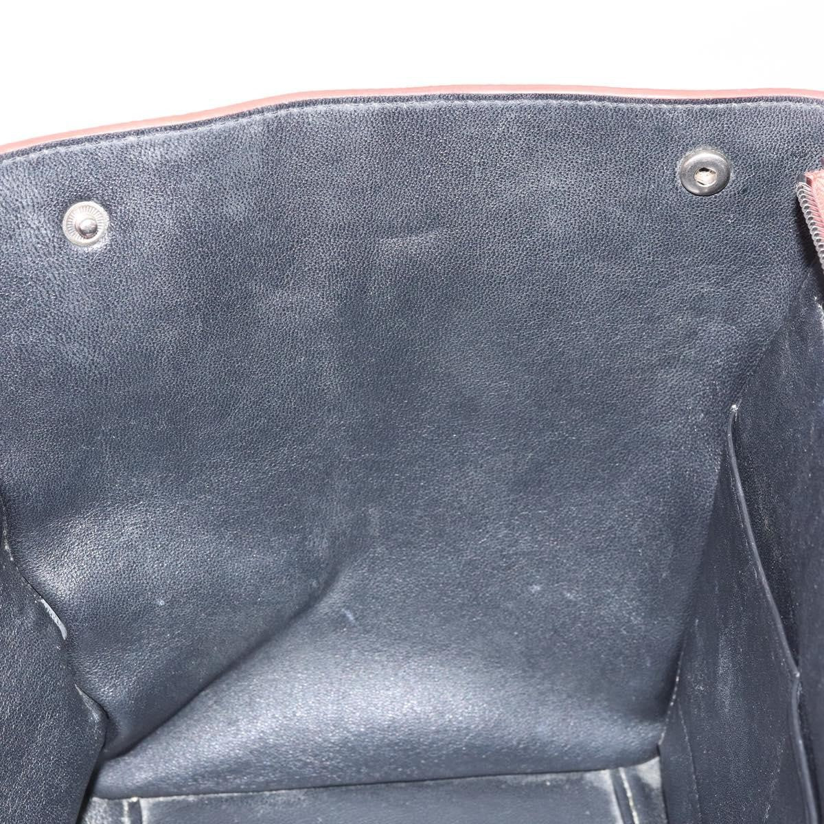 Celine Trapeze Leather with Suede, Orange, Leather, Handbag