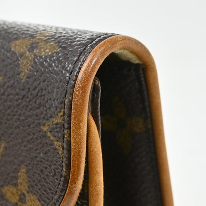Louis Vuitton Florentine Waist Monogram Canvas, Brown, Canvas, Clutch