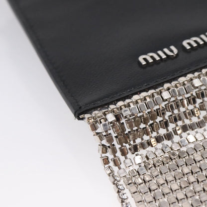Miu Miu Shoulder Leather, Black, Leather, Shoulder Bag