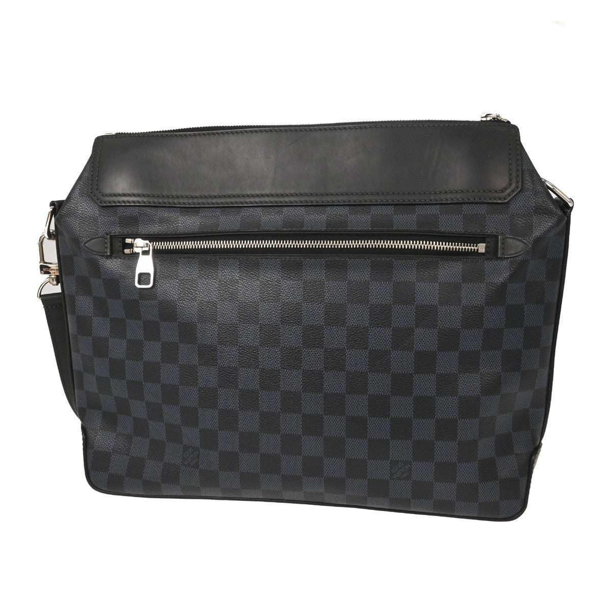 Louis Vuitton Greenwich Messenger Damier Cobalt, Black, Canvas, Shoulder Bag