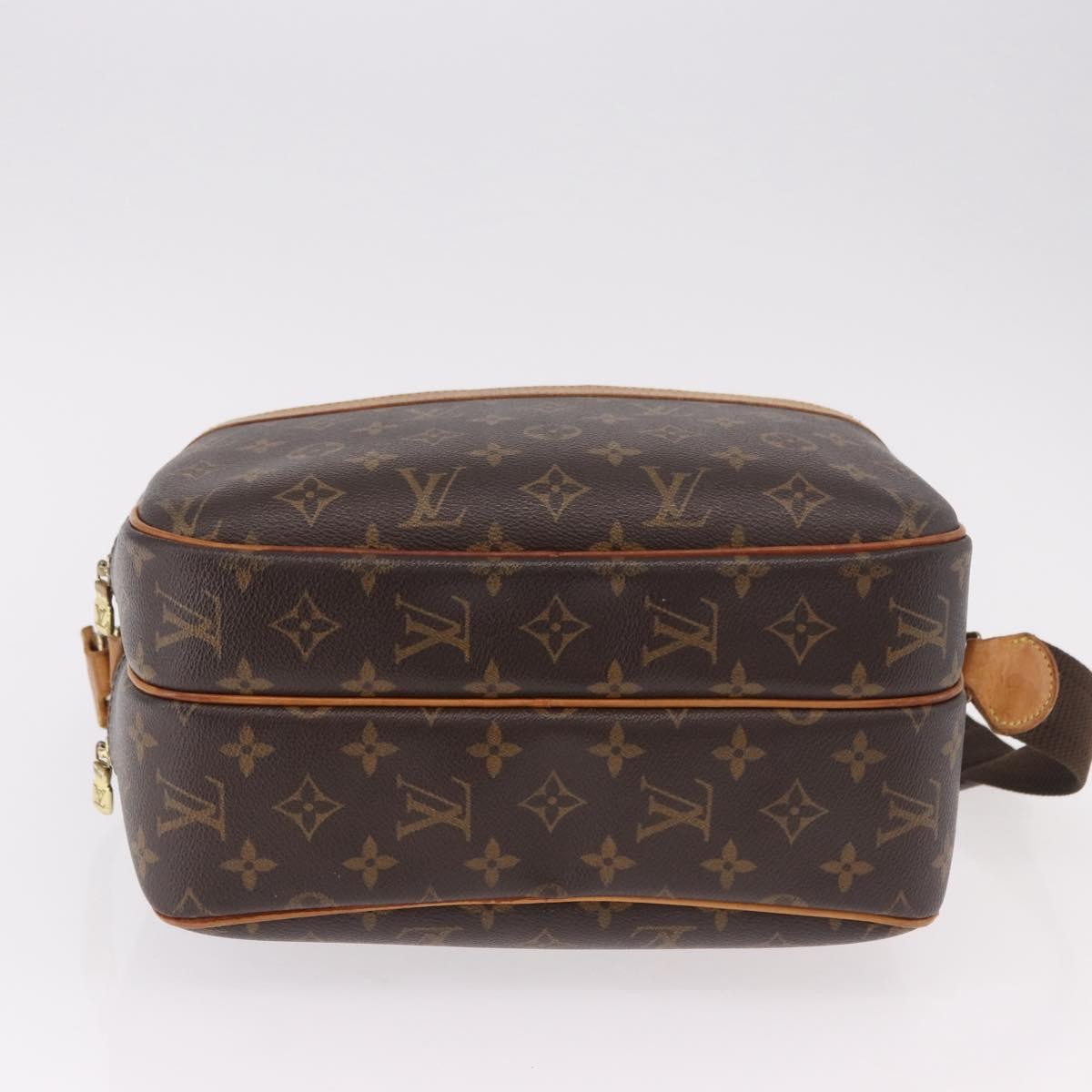 Louis Vuitton Reporter Monogram, Brown, Canvas, Shoulder Bag