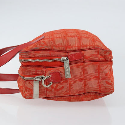 Chanel Travel Line Convertible Satchel Nylon, RED, NYLON, Handbag