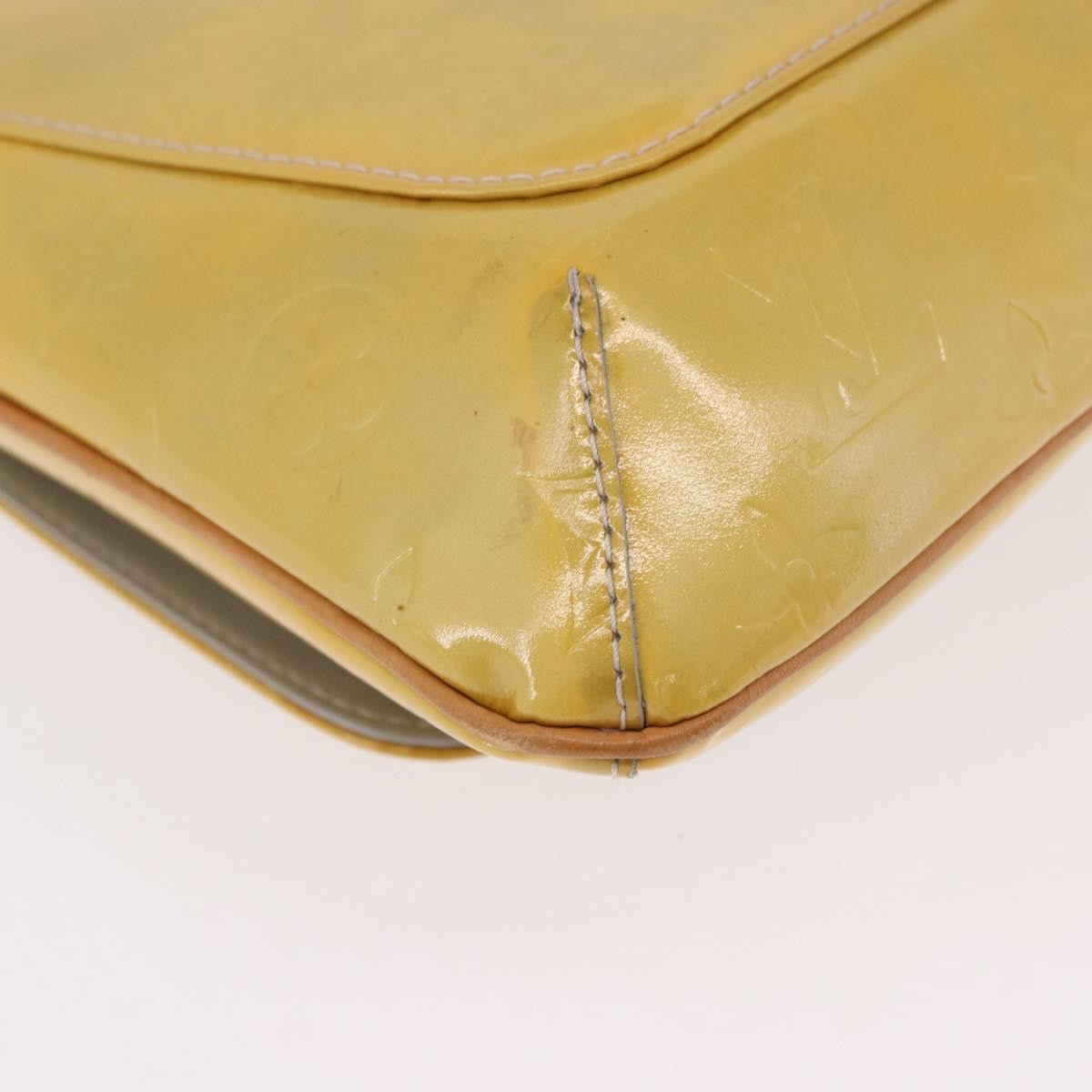 Louis Vuitton Thompson Street Monogram Vernis, Yellow, Patent Leather, Shoulder Bag