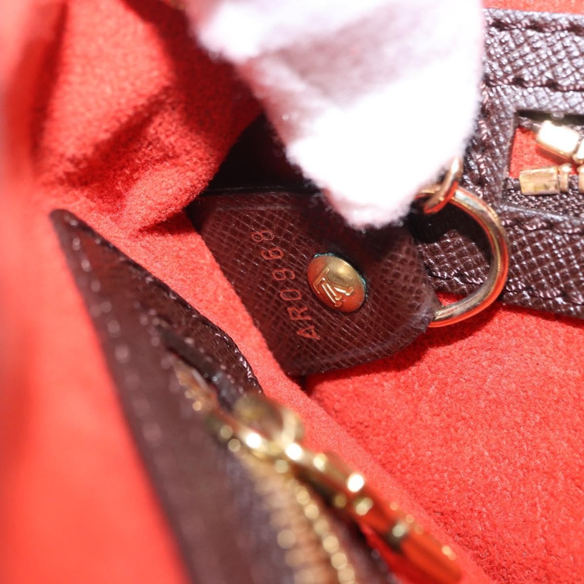 Louis Vuitton Marais Bucket Damier Ebene, Brown, Canvas, Shoulder Bag