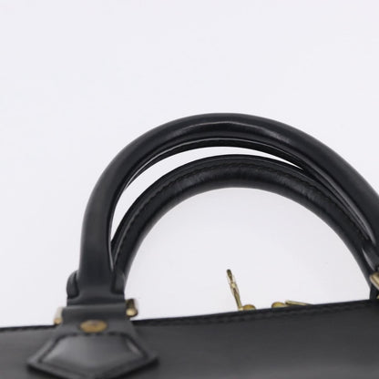 Louis Vuitton Alma Epi Leather, Black, Leather, Handbag