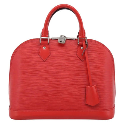Louis Vuitton Alma Epi, Red, Leather, Handbag
