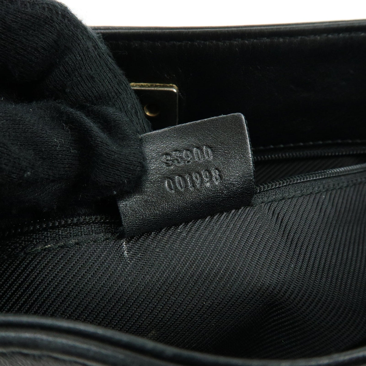 Gucci Gucci GG Canvas North-South Tote GG Canvas and Leather, Black, Canvas, Tote Bag