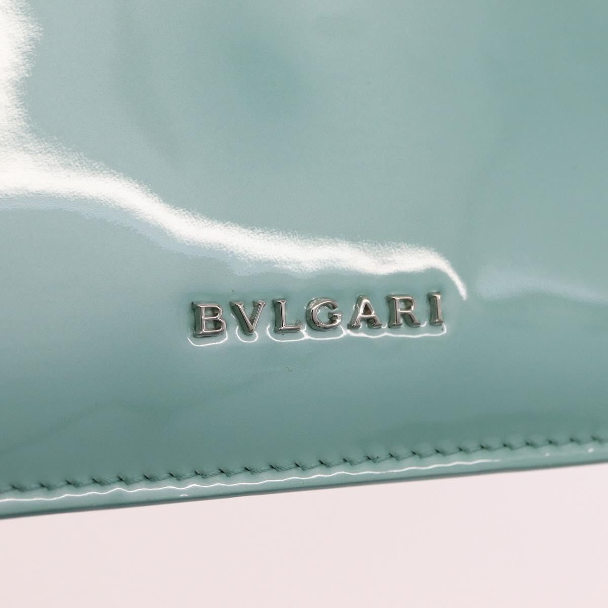 Bvlgari Serpenti Forever Top Handle Patent, Green, Patent Leather, Handbag