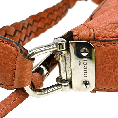 Gucci Bamboo Bar Hobo Leather, Brown, Leather, Handbag