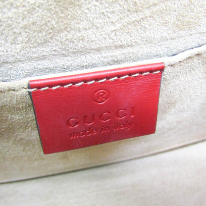 Gucci Sylvie Top Handle Leather, Red, Leather, Handbag