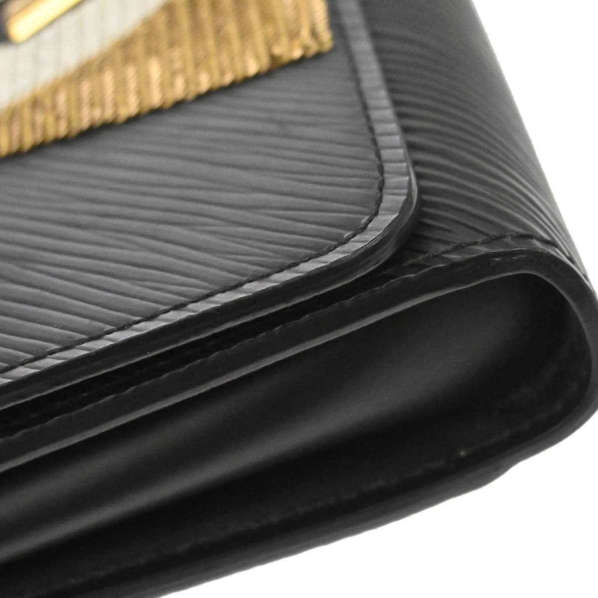 Louis Vuitton Twist Epi, Black, Leather, Clutch