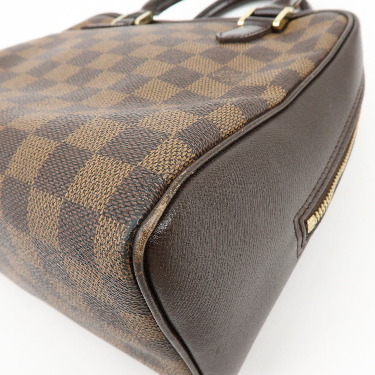Louis Vuitton Triana Damier, Brown, Canvas, Handbag
