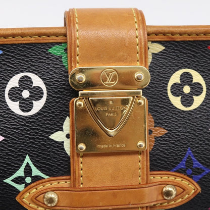 Louis Vuitton Shirley Monogram Multicolor, Black, Canvas, Handbag