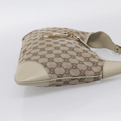 Gucci Jackie GG Canvas, Beige, Canvas, Tote Bag