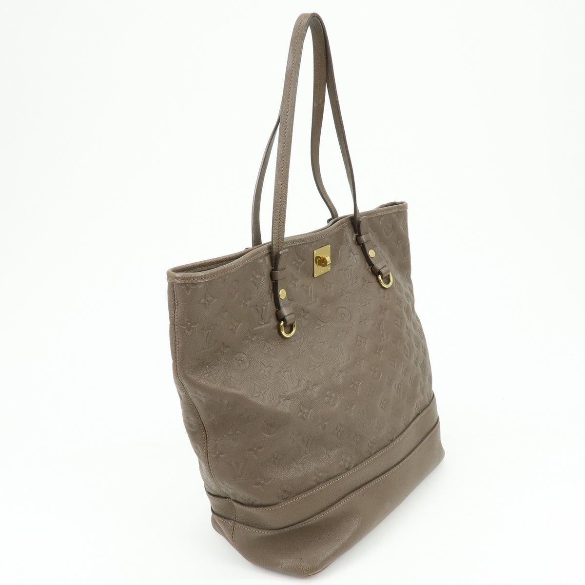 Louis Vuitton Citadine Monogram Empreinte Leather, Brown, Leather, Handbag