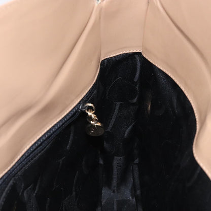 Salvatore Ferragamo Gancini Leather, Beige, Leather, Shoulder Bag
