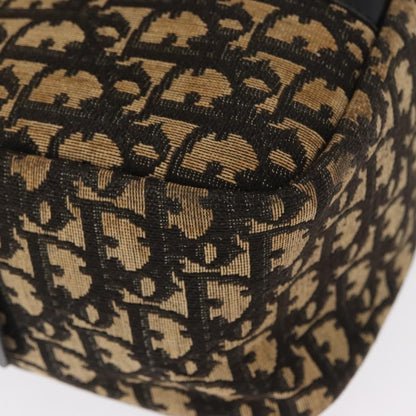 Christian Dior Vintage Trotter Romantique Boston Diorissimo Coated Canvas, Navy, Canvas, Shoulder Bag